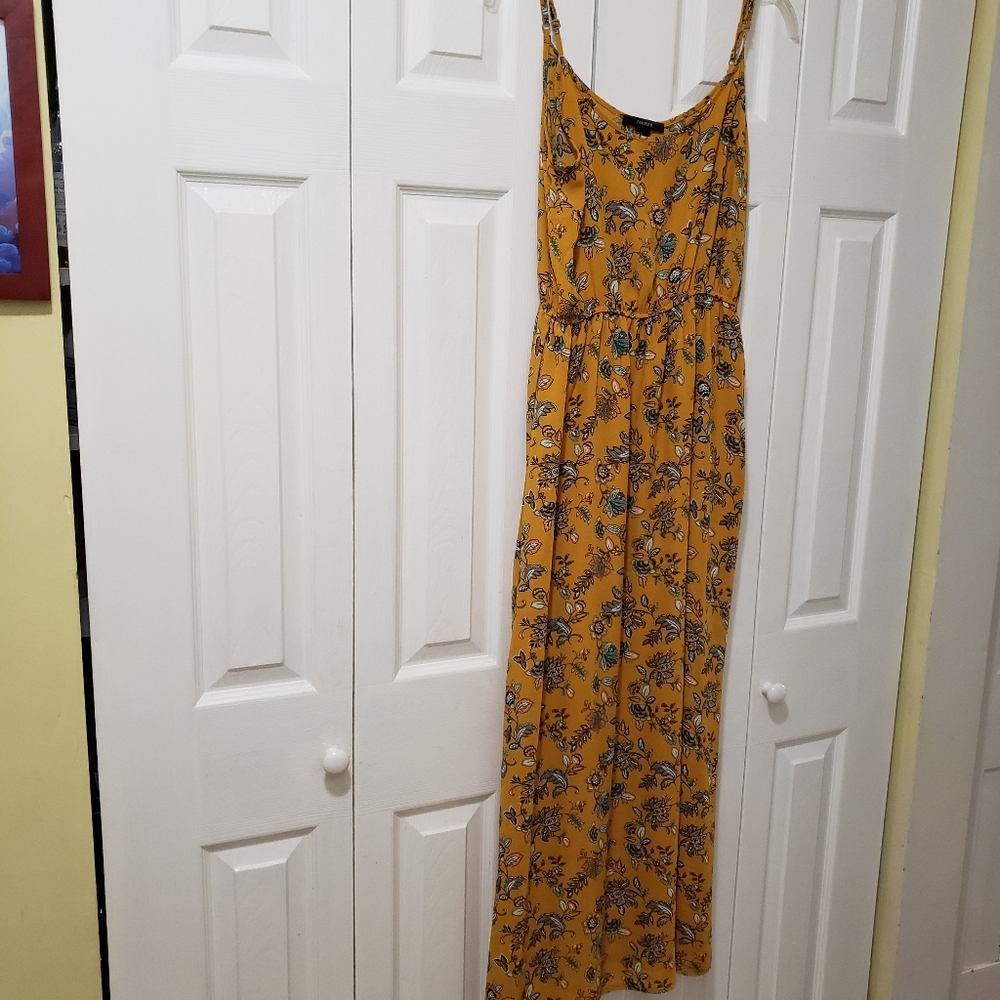 Womens Sz Large Long Dress Forever 21